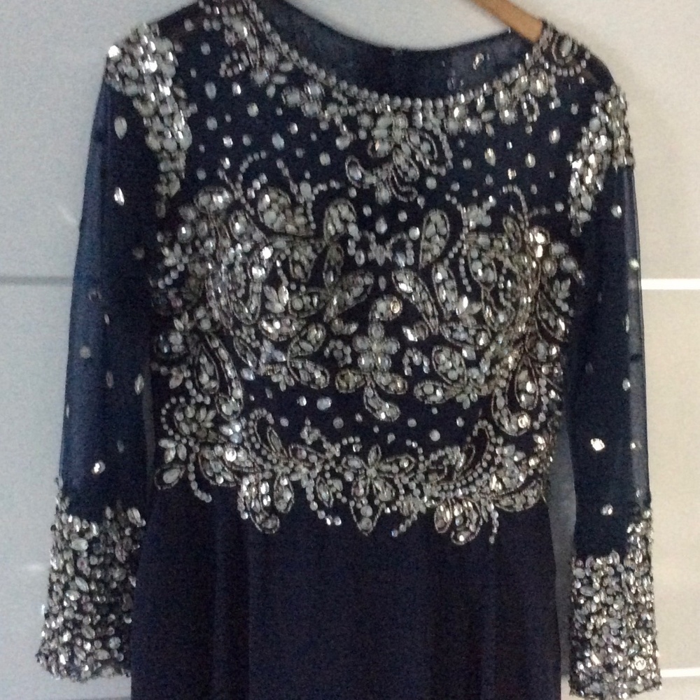 Luxury Jeweled & Sequin Formal Gown
